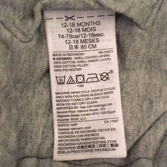 BabyGAP hooded Puffer Vest - Picture 4 of 4